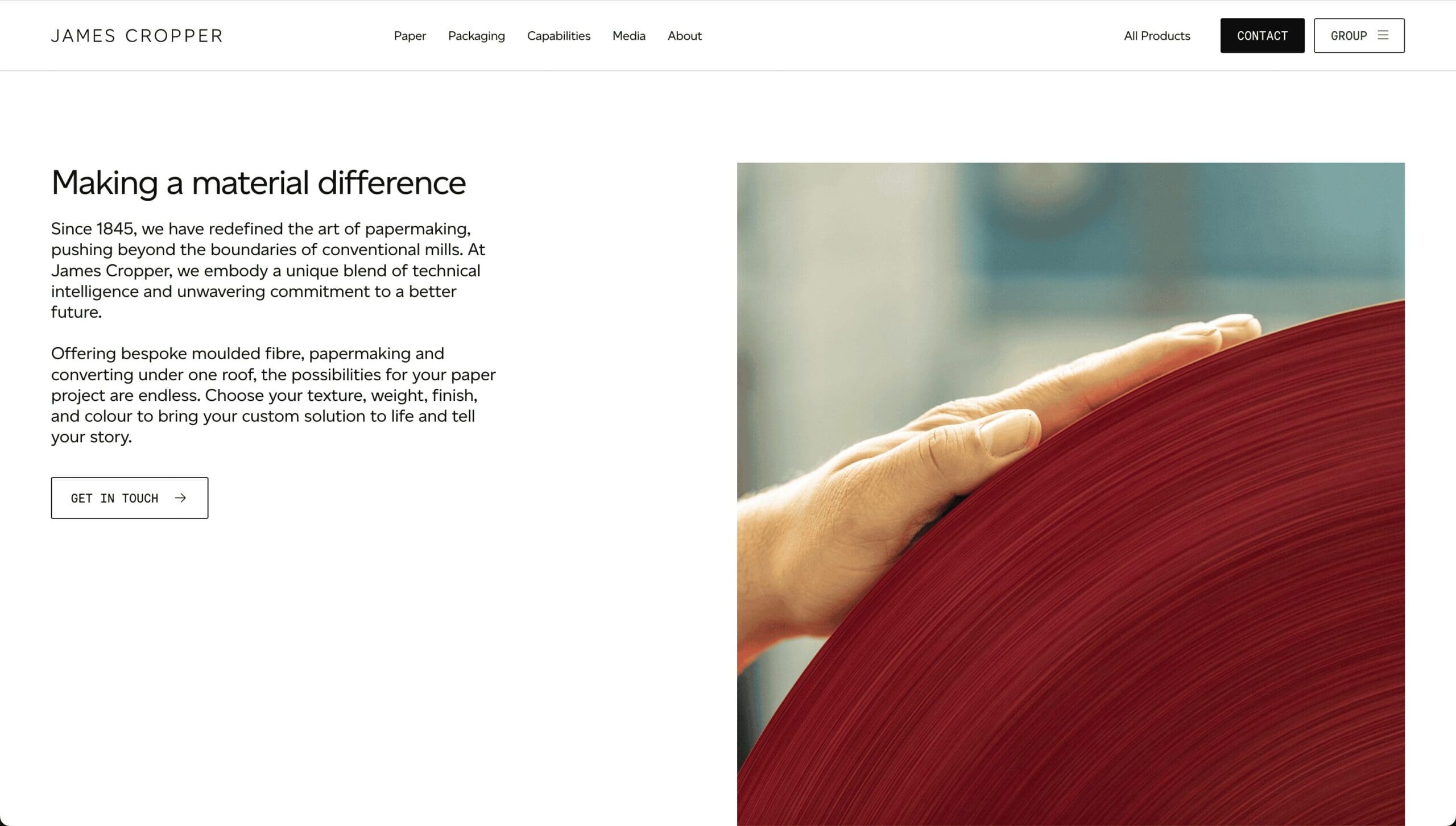 Finding common ground with James Cropper - svg+xml;charset=utf svg+xml;charset=utf